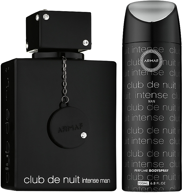 Armaf Club De Nuit Intense Man - Zestaw (edt 105 ml + deo/spray 200 ml) — Zdjęcie N2