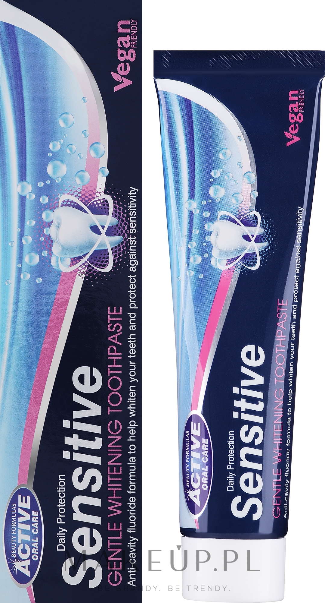 Wybielająca pasta do zębów wrażliwych - Beauty Formulas Whitening Toothpaste Sensitive — Zdjęcie 100 ml