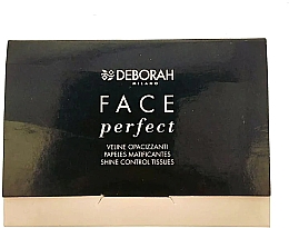 Kup Matujące chusteczki do twarzy - Deborah Face Perfect Shine Control Tissues