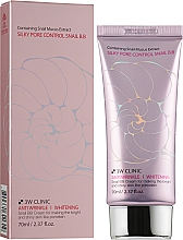 Krem BB ze śluzem ślimaka - 3W Clinic Silky Pore Control BB Cream — Zdjęcie N2