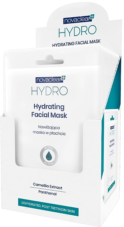 Nawilżająca maseczka do twarzy - NovaClear Hydro Facial Mask — Zdjęcie N4