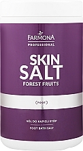Sól do kąpieli stóp z owocami leśnymi - Farmona Professional Skin Salt Forest Fruits Foot Bath Salt — Zdjęcie N1