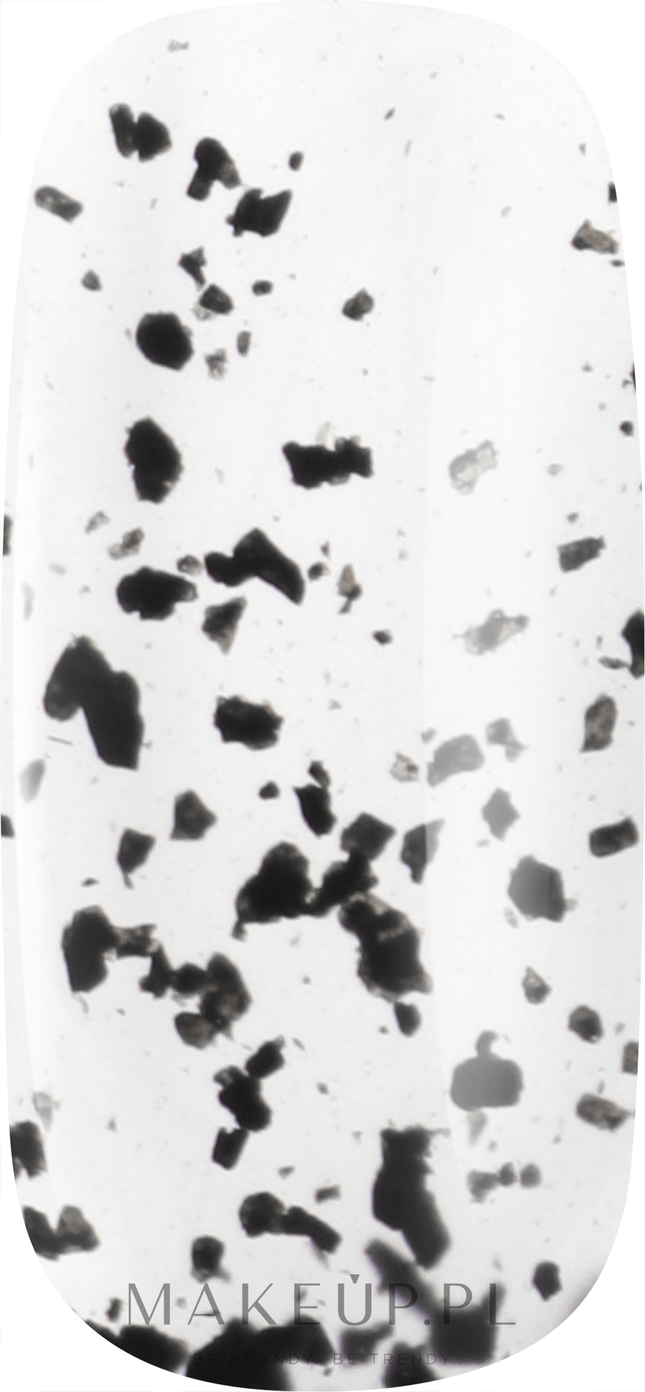 Matowy top do lakierów hybrydowych - Semilac Top No Wipe Stone Effect Mat — Zdjęcie 7 ml