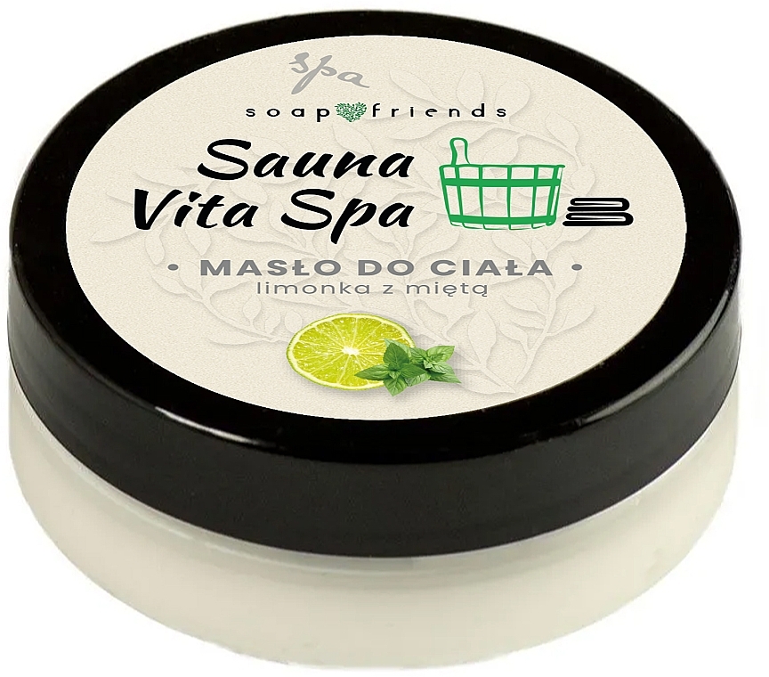 Masło do ciała Limonka z miętą - Soap&Friends Sauna Vita Spa — Zdjęcie N1