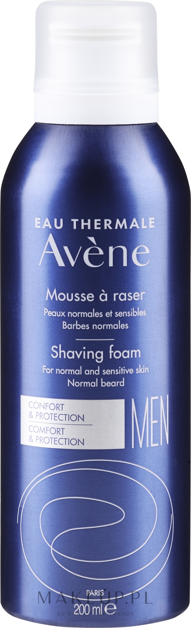 Pianka do golenia - Avene Homme Shaving Foam — Zdjęcie 200 ml
