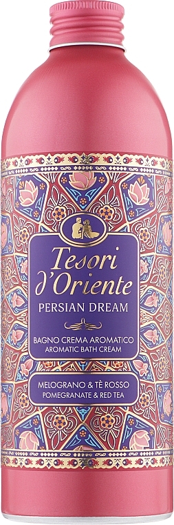 Płyn do kąpieli Owoc granatu i czerwona herbata - Tesori d`Oriente Persian Dream Bath Cream — Zdjęcie N1