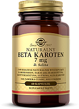 Kup Suplement diety Naturalny beta karoten - Solgar Beta-Carotene 7 mg