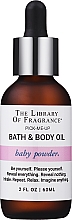 Demeter Fragrance The Library of Fragrance Baby Powder Massage & Body Oil - Olejek do kąpieli i masażu — Zdjęcie N1