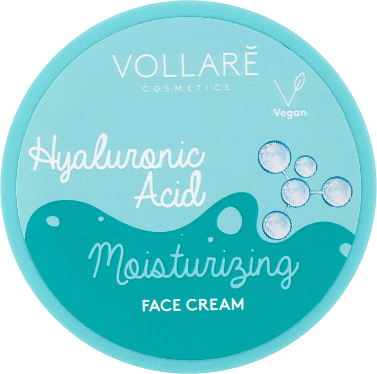 Nawilżający krem do twarzy Kwas hialuronowy - Vollare Hyaluronic Acid Moisturizing Face Cream