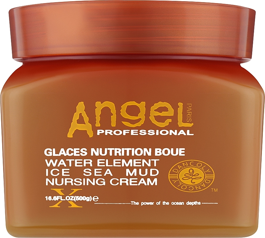 Odżywczy krem do włosów z mrożonym morskim błotem - Angel Professional Paris Water Element Ice Sea Mud Nursing Cream — Zdjęcie N1