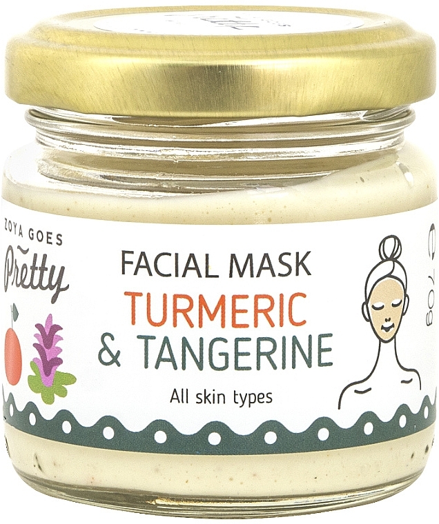 Maseczka do twarzy z kurkumą i mandarynką - Zoya Goes Turmeric & Tangerine Facial Mask  — Zdjęcie N1