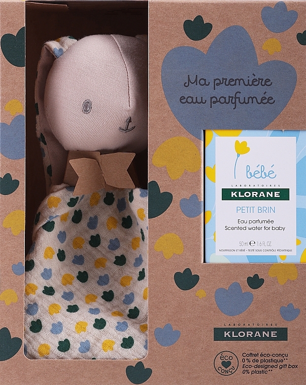 Klorane Baby My First Perfumed Water - Zestaw (edp/50ml + toy/1pc) — Zdjęcie N1