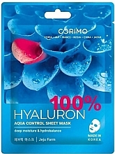 Kup Maska w płachcie do twarzy z kompleksem hialuronowym - Corimo Hyaluron Aqua Control Sheet Mask