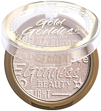 Rozświetlacz do twarzy - Lovely Gold Goddess Highlighter — Zdjęcie N2