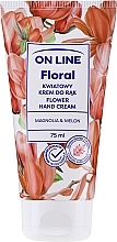 Kwiatowy krem do rąk Magnolia i melon - On Line Floral Flower Magnolia & Melon Hand Cream — Zdjęcie N1