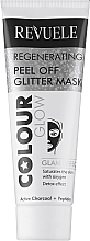 Kup Regenerująca brokatowa maska peel-off do twarzy - Revuele Color Glow Regenerating Peel Off Glitter Mask