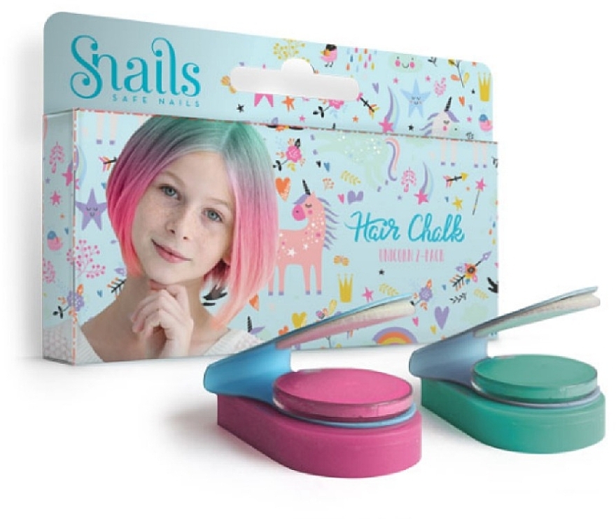 Kreda do włosów dla dzieci - Snails Hair Chalk Unicorn — Zdjęcie N1