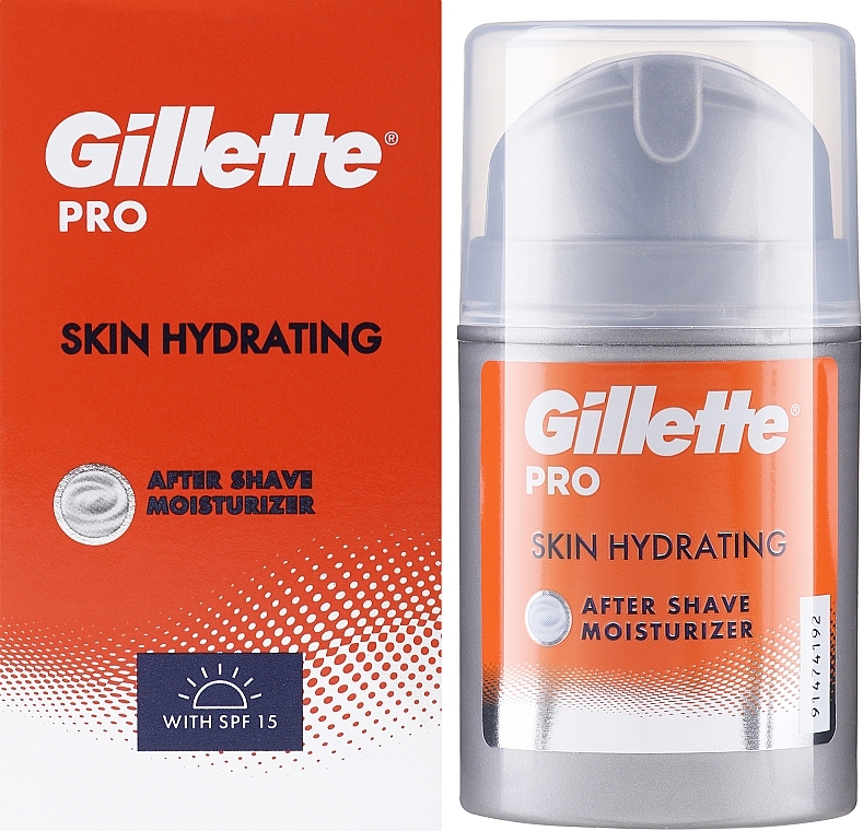 Krem po goleniu - Gillette Pro Skin Hydrating After Shave Moisturing Spf15 — Zdjęcie N2