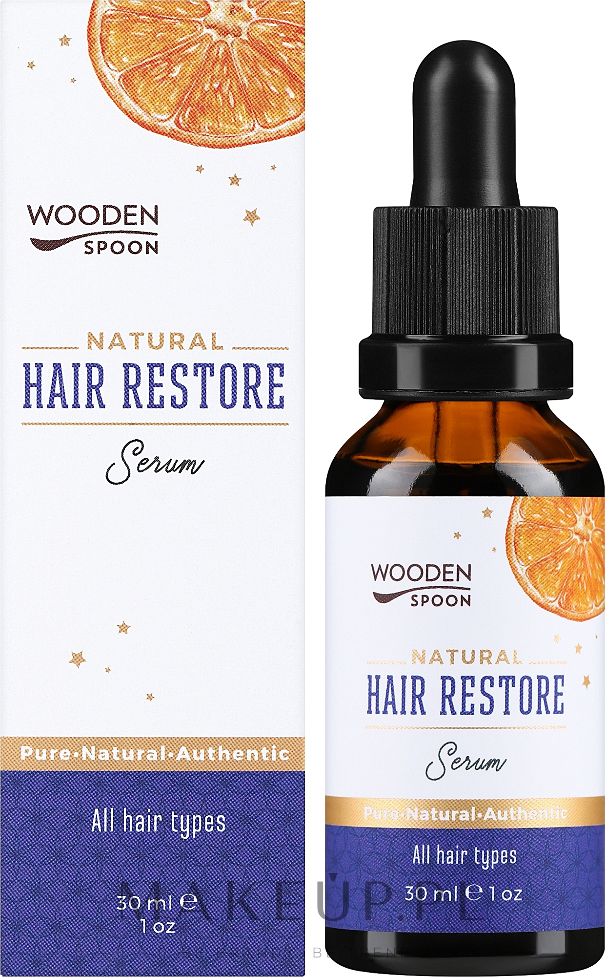Rewitalizujące serum do włosów - Wooden Spoon Hair Restore Serum — Zdjęcie 30 ml
