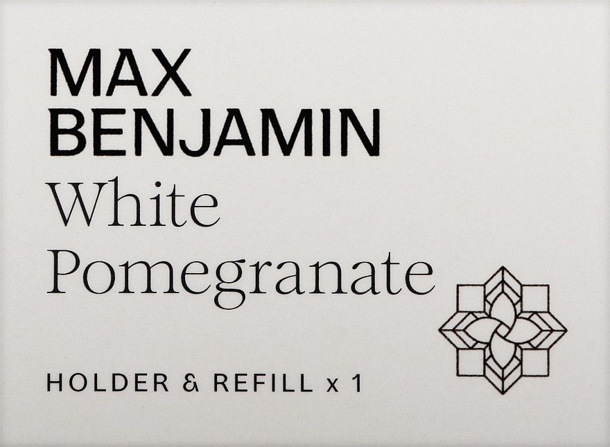 Odświeżacz powietrza do samochodu - Max Benjamin Car Fragrance White Pomegranate — Zdjęcie N2