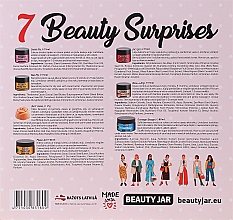 Zestaw - Beauty Jar 7 Beauty Surprises (b/scr 60 ml + b/cr 60 ml + scr 15 ml + b/butter 15 ml + soap 25 g + scr 15 ml + l/balm 15 ml) — Zdjęcie N2