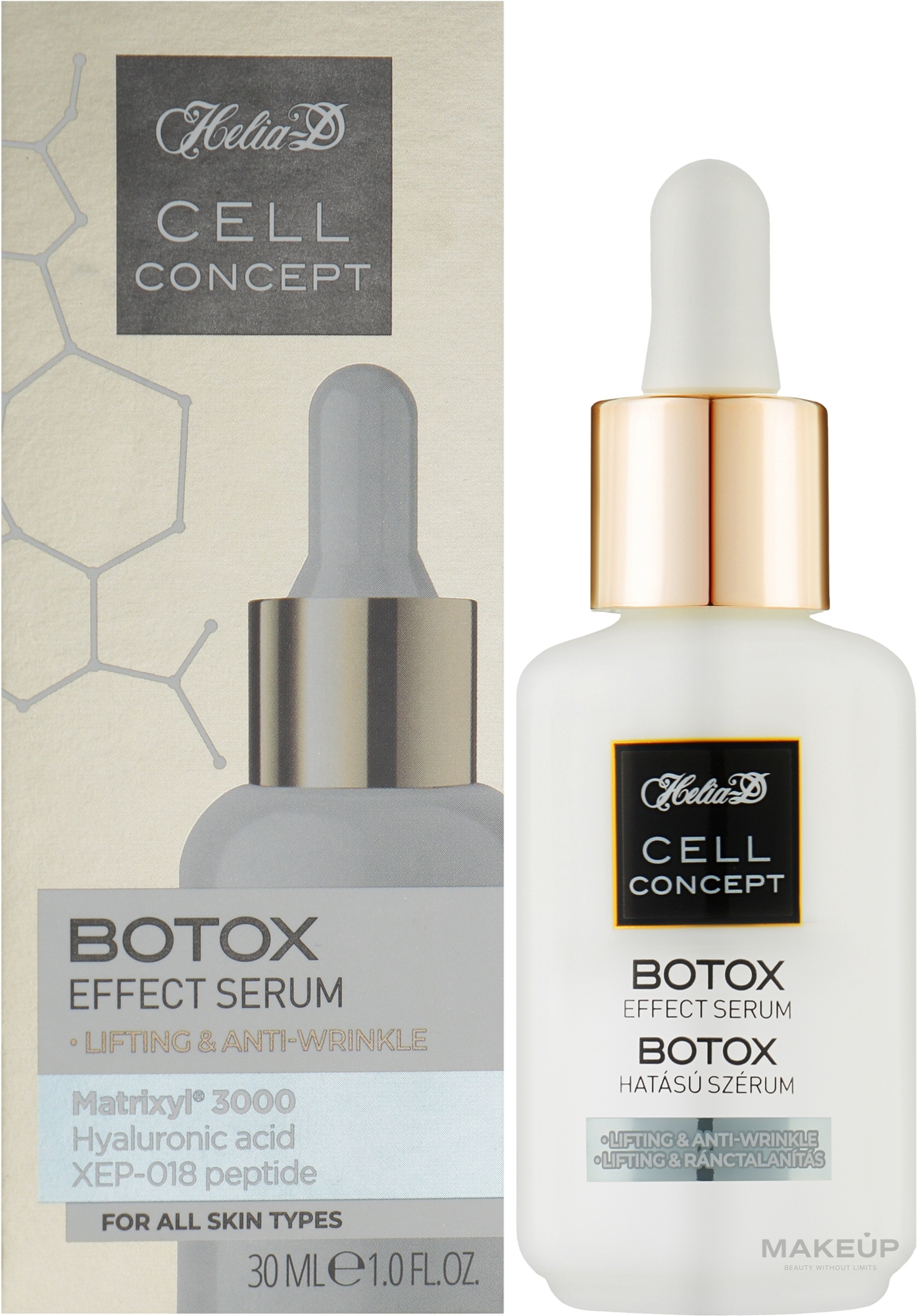 PRZECENA! Serum do twarzy z efektem botoksu - Helia-D Cell Concept Botox Effect Serum * — Zdjęcie 30 ml