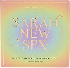 Paleta cieni do powiek - Makeup Revolution X Sarah New SFX Shape Shifter Eyeshadow Palette — Zdjęcie N2