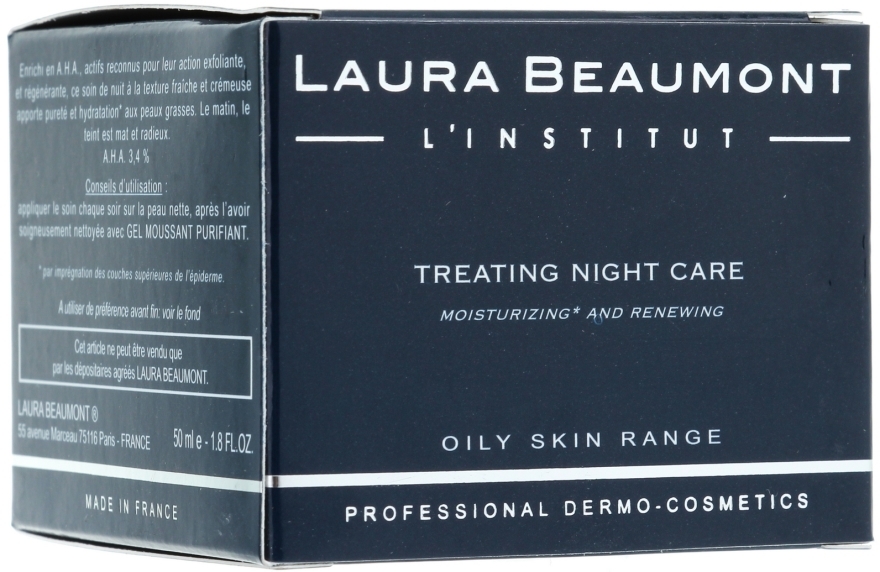 Leczniczy krem na noc - Laura Beaumont Treating Night Care