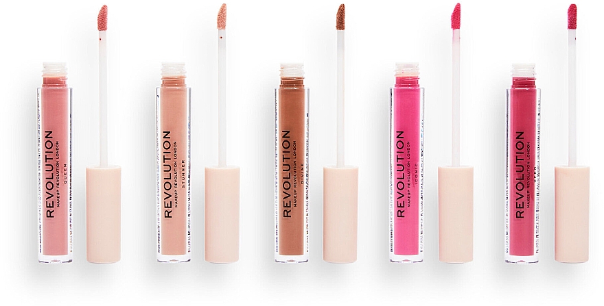 Zestaw, 10 produktów - Makeup Revolution The Everything Lip Contour Gift Set — Zdjęcie N4