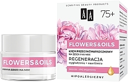Przeciwzmarszczkowy krem ​​na dzień i na noc 75+ - AA Flowers & Oils Night And Day Anti-Wrinkle Cream — Zdjęcie N1