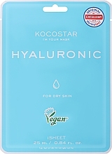 Kup Nawilżająca maska do twarzy z kwasem hialuronowym do cery suchej i wrażliwej - Kocostar Hyaluronic Mask