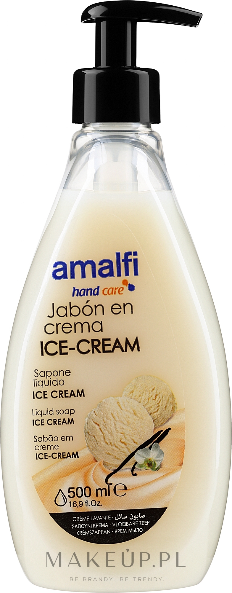 Mydło w płynie do rąk Lody - Amalfi Hand Soap Ice Cream  — Zdjęcie 500 ml