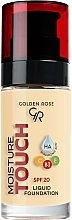 Kup Korektor do twarzy - Golden Rose Moisture Touch Liquid Foundation SPF 20