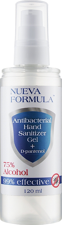 Antybakteryjny żel do rąk z pantenolem - Nueva Formula Antibacterial Hand Sanitizer Gel+D-pantenol — Zdjęcie N7