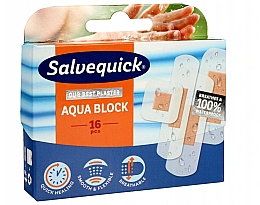 Kup Przezroczyste plastry wodoodporne - Salvequick Aqua Block