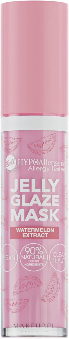 Hipoalergiczna regenerująca maseczka na usta - Bell Hypoallergenic Jelly Glaze Lip Mask — Zdjęcie 01 - Milky Shake