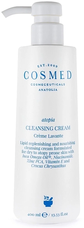 Krem oczyszczający do skóry atopowej - Cosmed Atopia Cleansing Cream — Zdjęcie N1