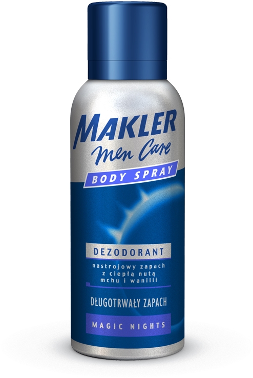 Perfumowany dezodorant w sprayu dla mężczyzn - Makler Men Care Magic Nights Body Spray — Zdjęcie N1