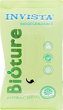 Kup Antybakteryjne chusteczki nawilżane, 15 szt. w zielonym opakowaniu - Invista Biodegradable Antibacterial	