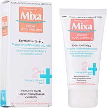 Krem nawilżający przeciw niedoskonałościom - Mixa Sensitive Skin Expert 2in1 Cream — Zdjęcie N2