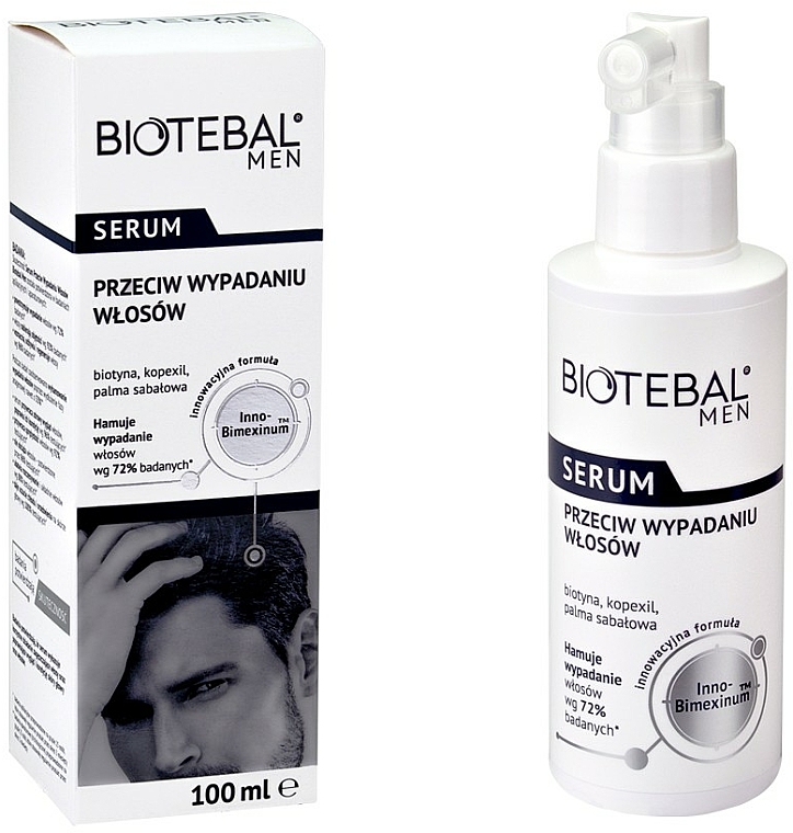 Serum przeciw wypadaniu włosów - Biotebal Men Serum