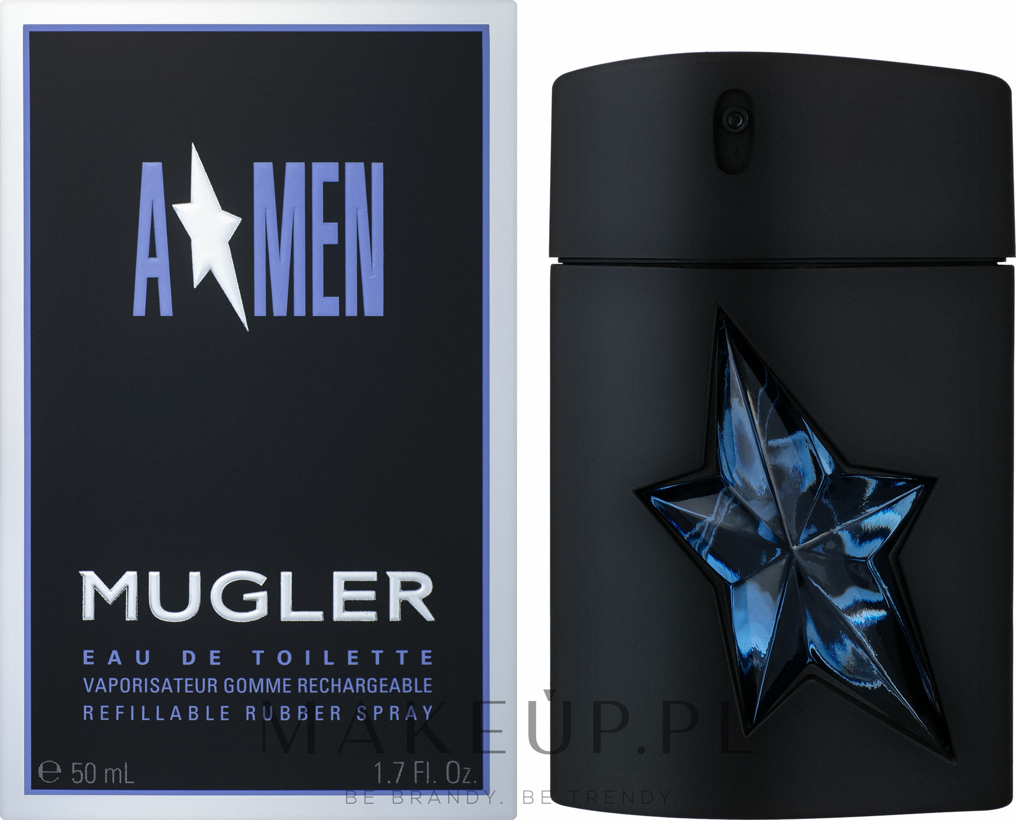 Mugler A*Men Refillable Rubber Spray - Woda toaletowa — Zdjęcie 50 ml