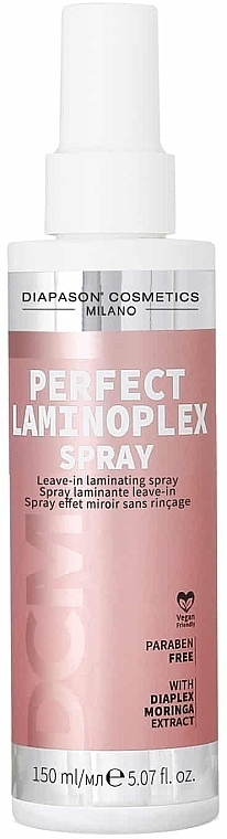 Spray do laminacji włosów, bez spłukiwania - DCM Perfect Laminoplex Spray — Zdjęcie N1