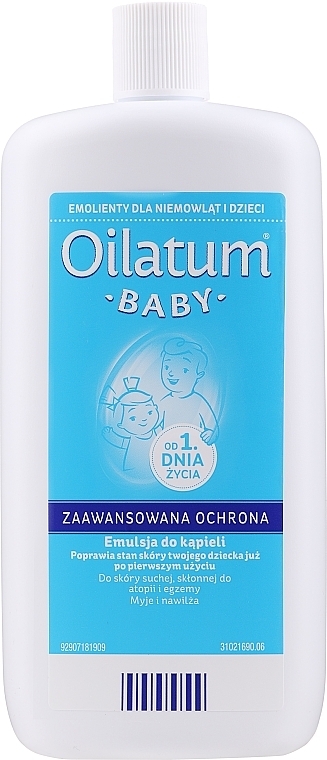 PRZECENA! Emulsja do kąpieli dla dzieci od pierwszego dnia życia - Oilatum Baby Bath Emulsion * — Zdjęcie N2