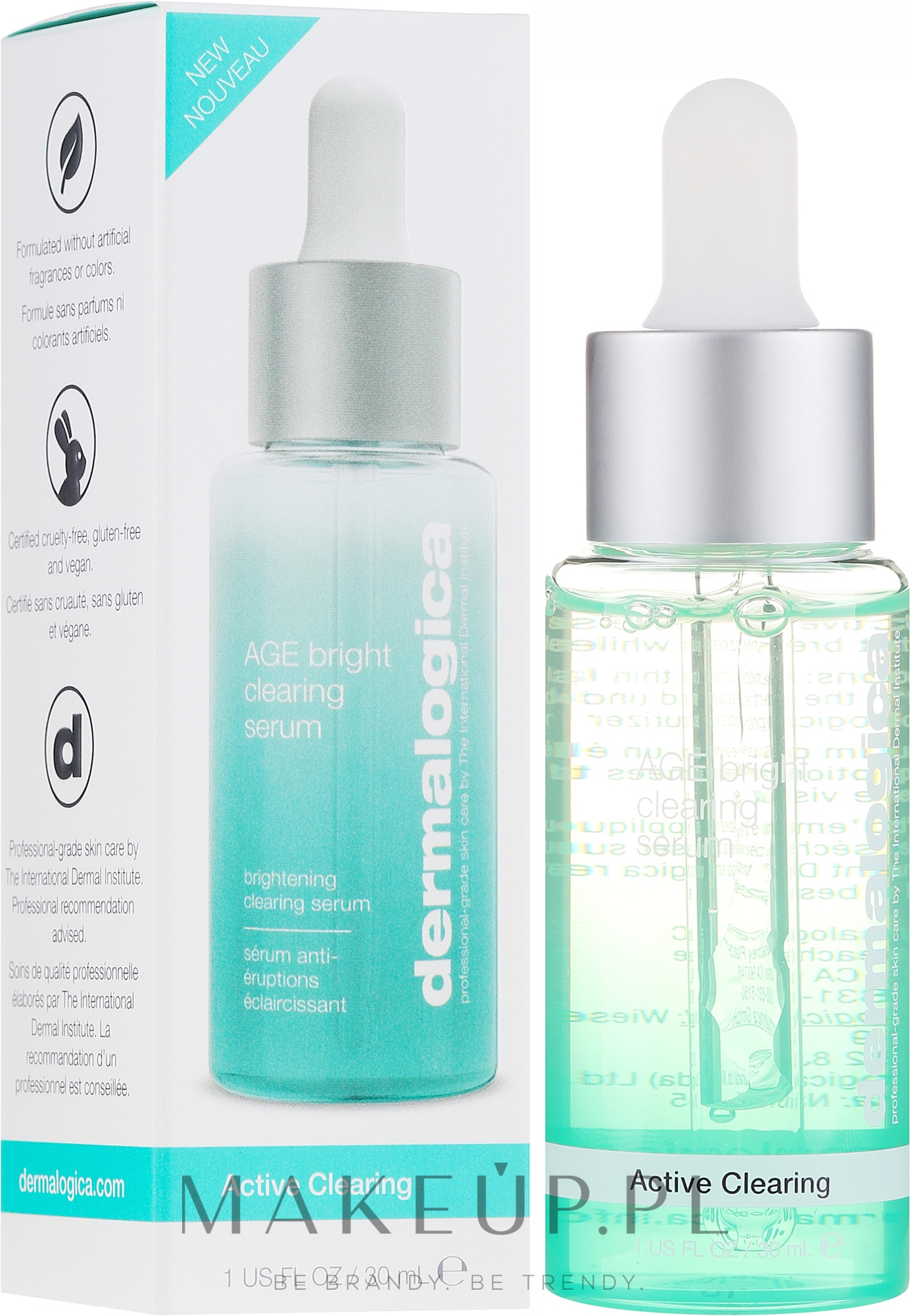 Przeciwstarzeniowe oczyszczające serum rozjaśniające do twarzy - Dermalogica Age Bright Clearing Serum — Zdjęcie 30 ml