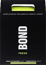 Kup Zestaw - Bond Fresh (ash/lot/100 ml + deo/150 ml)