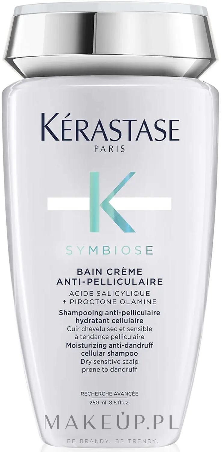 Nawilżająca kąpiel przeciwłupieżowa do suchej i wrażliwej skóry głowy - Kérastase Symbiose Bain Crème Anti-Pelliculaire — Zdjęcie 250 ml
