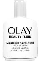 Balsam w płynie do twarzy, szyi i ciała - Olay Beauty Fluid Moisturise & Replenish Face, Neck And Body Lotion — Zdjęcie N1