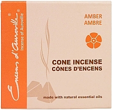 Kup Kadzidełka w stożkach Amber - Maroma Encens d'Auroville Cone Incense Amber
