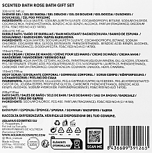 Zestaw, 6 produktów - IDC Institute Scented Bath Rose Basket — Zdjęcie N3